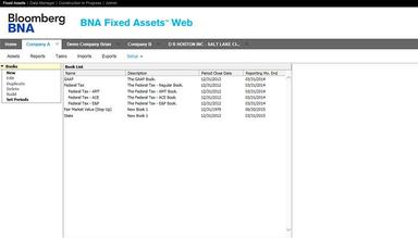 Bloomberg Tax Fixed Assets Books