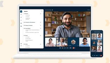Boardable Built in virtual conferencing