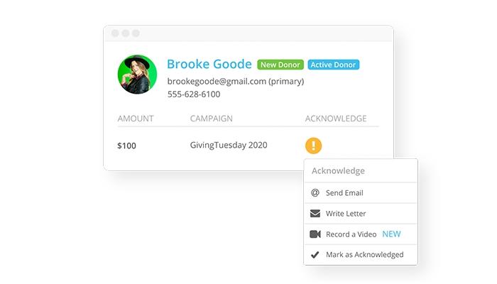 Bonterra Guided Fundraising Communication Tools
