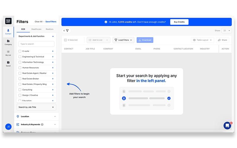 Bookyourdata Job Functions