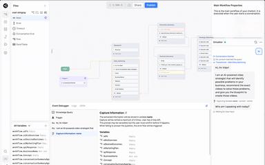 Botpress Capture Information