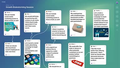 Brainstorm new ideas together with a freeform canvas padlet