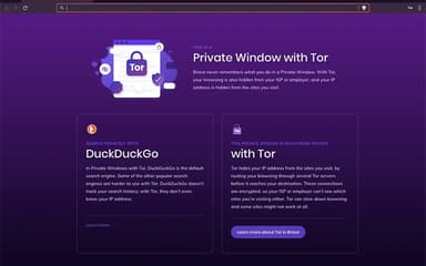 Brave Private Window With Tor