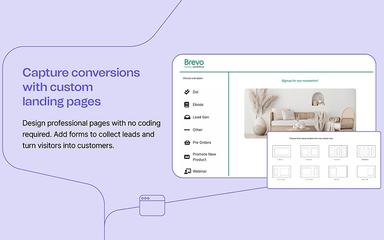 Brevo Marketing Platform Landing Page Builder