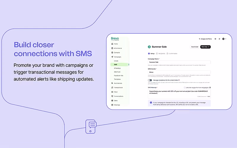 Brevo Marketing Platform SMS Marketing