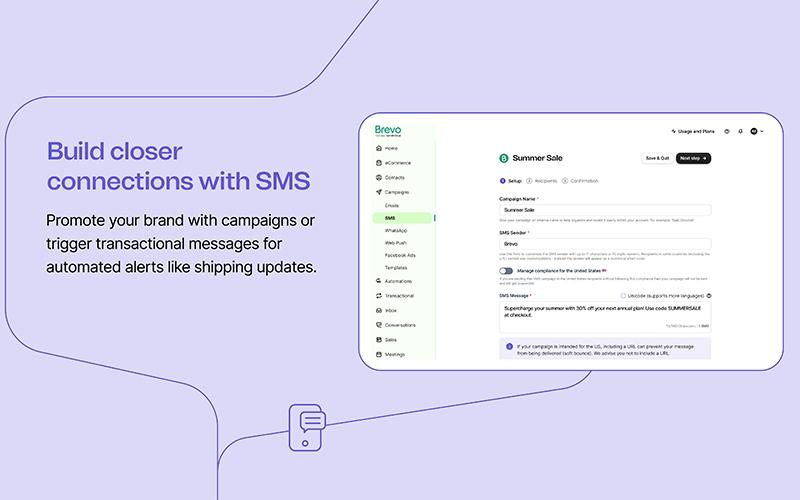 Brevo Marketing Platform SMS Marketing