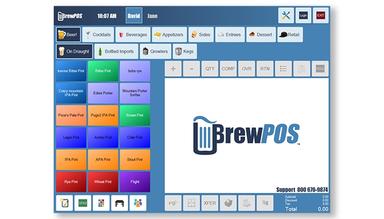 BrewPOS open order screen