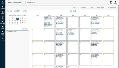 Brightly Asset Essentials Planner Month View