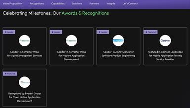Brillio Awards and Recognition