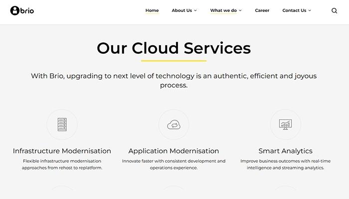 Brio Technologies Our Cloud Services