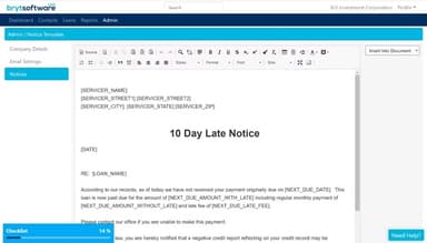 Brytsoftware Configurable Notices