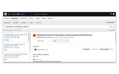 Bugcrowd Submission Details