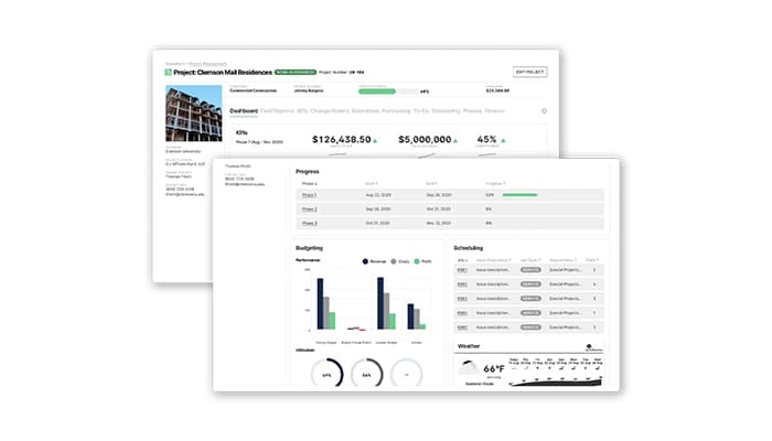 BuildOps Project Management Dashboard
