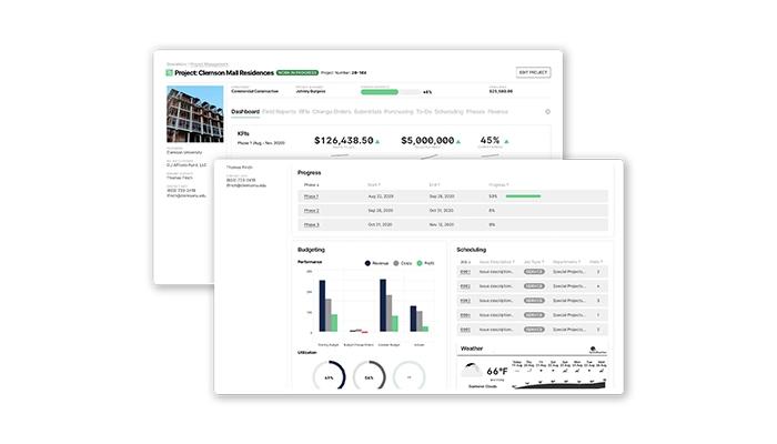 BuildOps Project Management Dashboard