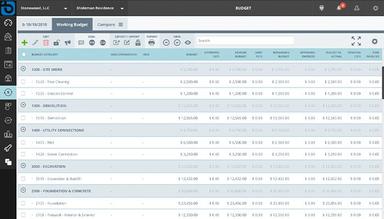 BuildTools Budgets are streamlined with everything in one place and always up to date