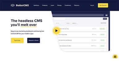 ButterCMS Home Page
