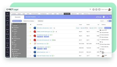 CARET Legal Document Management for Law Firms