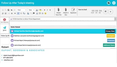 CARET Legal Intelligent Email