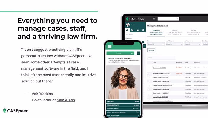 Everything you need to manage cases