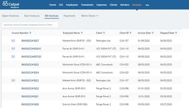 CEIPAL Workforce Invoices