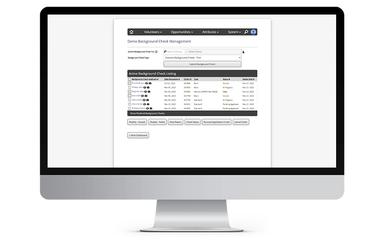 CERVIS Integrated Background Checks