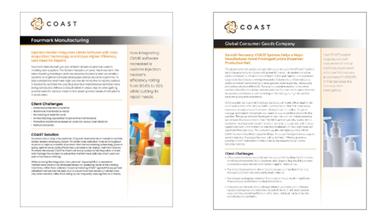 COAST Mold Asset Management Plans Manufacturing