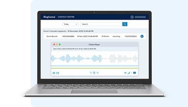 RingCentral Contact Center Call-Center-Recording