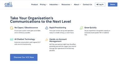 Call Handling Home Page