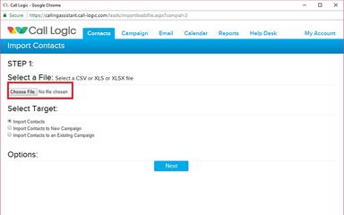 Call Logic Importing Contacts