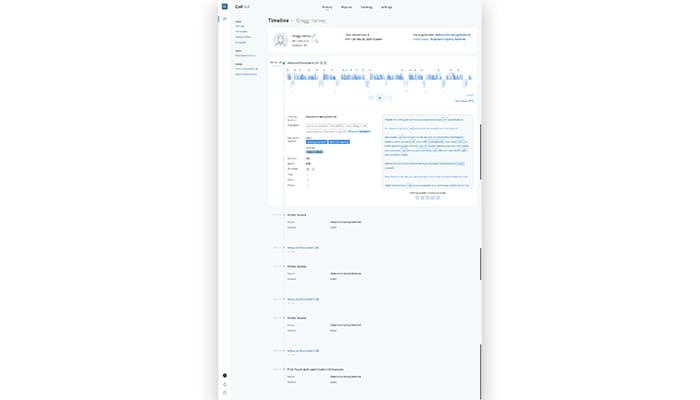 CallRail Visitor Timeline