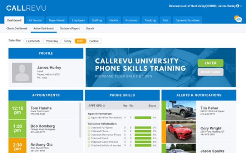 CallRevu Dahboard