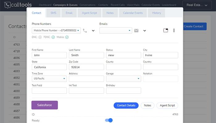 Call Tools Full CRM Functionality For Agents