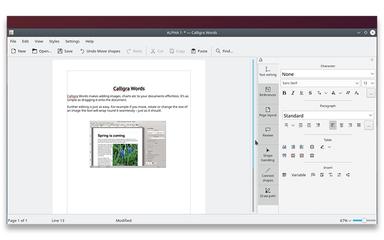 Calligra Suite Words