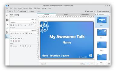 Calligra Suite Presentation Template