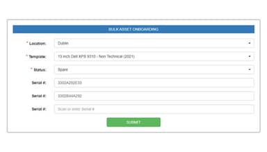 Asset Onboarding Portal