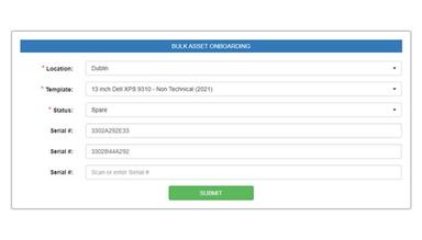 Asset Onboarding Portal