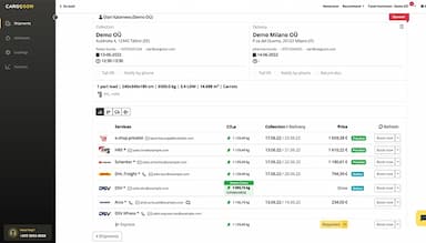Cargoson Carrier Selection and Booking Made Easy