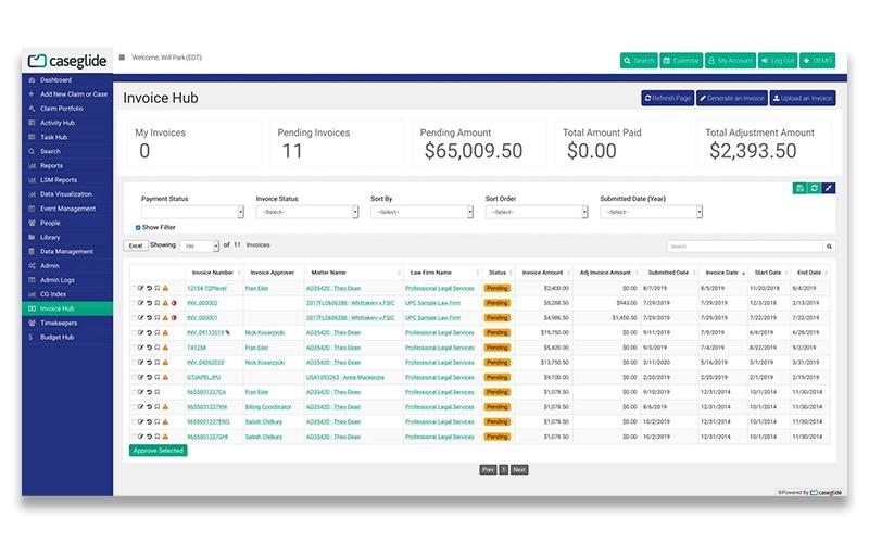 CaseGlide Legal Spend Management