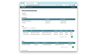 CaseGuide Personal Dashboard