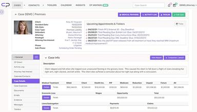CasePacer Case Summary