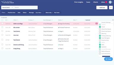 Case Status Client Communications and Engagement