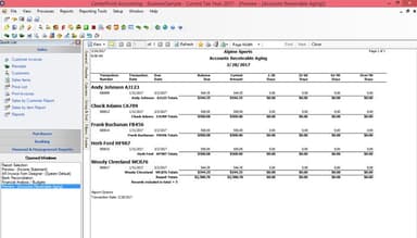 CenterPoint Accounting AR Aging Report