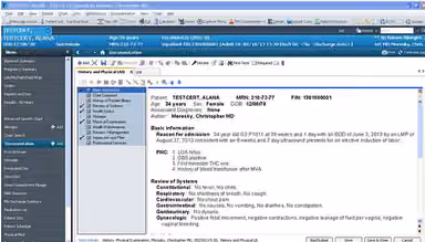 Cerner PowerChart Ambulatory EHR Maternity specific solution