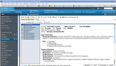 Cerner PowerChart Ambulatory EHR Maternity specific solution