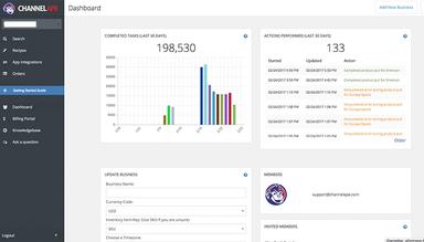 ChannelApe Dashboard