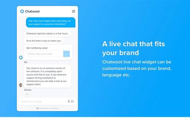 Chatwoot Live Chat Widget
