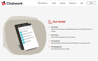 Chatwork File Share
