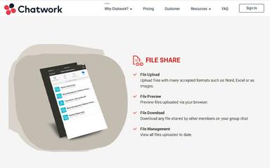 Chatwork File Share