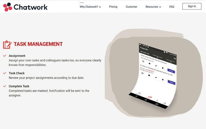 Chatwork Task Management