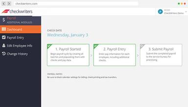 CheckWriters Review payroll totals